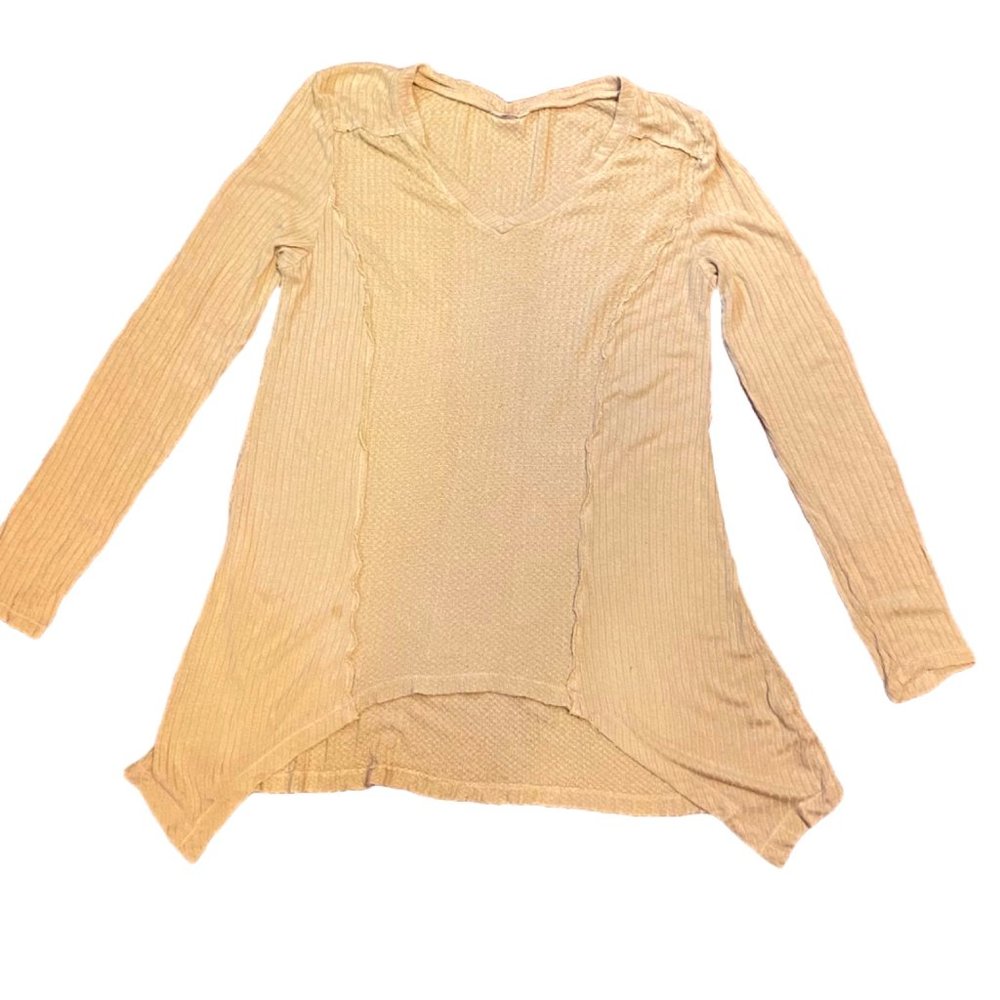 Thin thermal light yellow shirt M